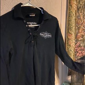 Harley Davidson Ladies Sexy String neckline Top